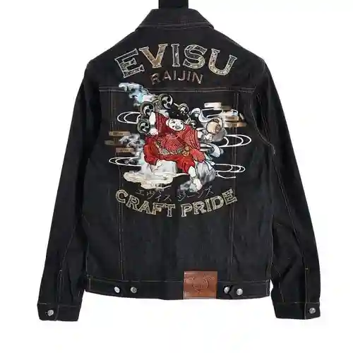 EV*ISU Thor chaqueta vaquera bordada