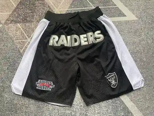 Pantalones de bolsillo NFE Raiders Pantalones de baloncesto negros