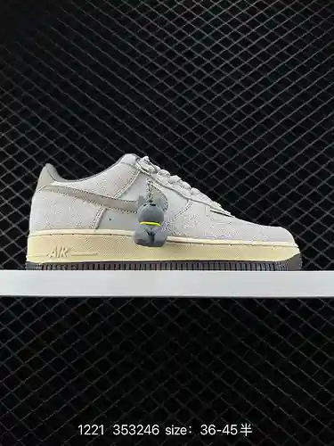 23 Nike Air Force Low Las zapatillas casuales de caña baja Air Force 1 crean una versión pura de Air
