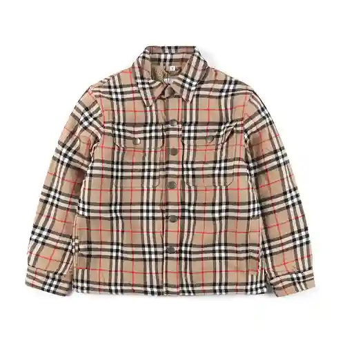 Camisa de lana a cuadros BBR/Burberry y chaqueta de algodón