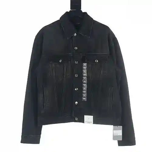 Balenciaga BLCG 24SS chaqueta vaquera con logo en talla