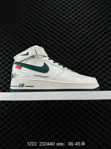 2 Nike Air Force Low Air Force One zapatillas deportivas informales, versátiles y de caña alta. La c