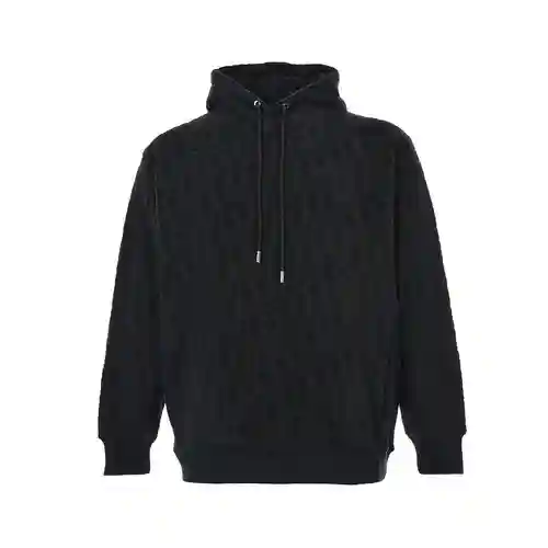 Sudadera con capucha CD Dior Oblique de felpa en jacquard