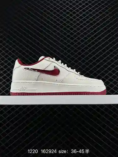2 Nike Air Force Low Air Force 1 zapatillas deportivas informales, versátiles y de caña baja. La com