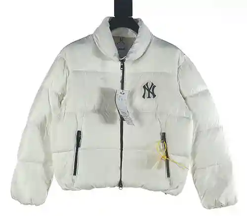 Chaqueta de plumas con cuello alto corto MLB New York Yankees