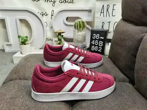 862D Adidas VL Court 2.0 NEO series zapatillas casual transpirables, cómodas y ligeras