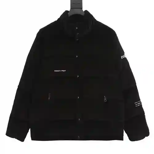 Chaqueta de plumón de pana de marca compartida FRGMT Fujiwara Hiroshi con máscara de MC