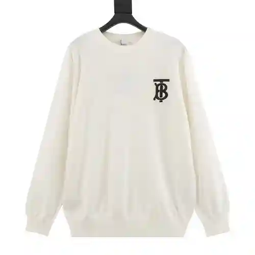 BBR 23Fw suéter con cuello redondo y letra TB bordada