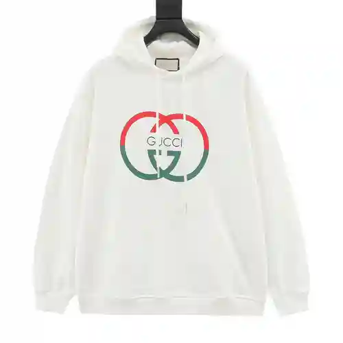 G Home 23FW Sudadera con capucha y estampado de doble G grande