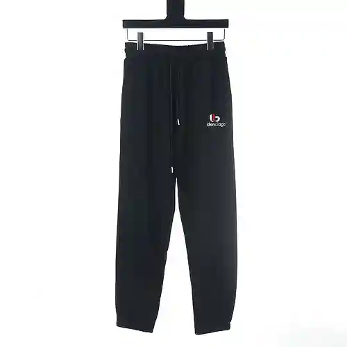 Balenciaga BLCG 23FW pantalón con botones y letras bordadas