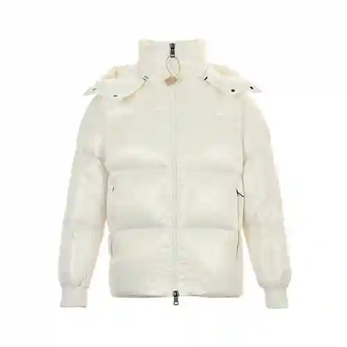 MC/Mask 23Fw chaqueta acolchada con letras bordadas y ala de sombrero