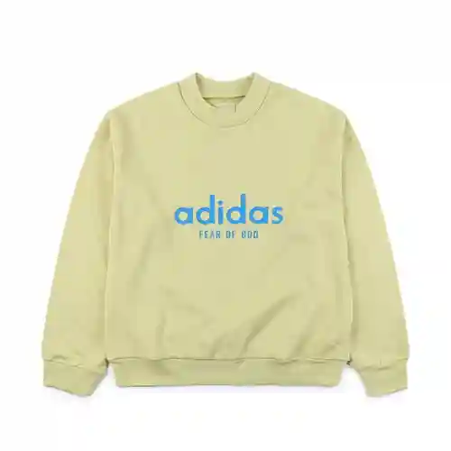Sudadera de cuello redondo de edición limitada conjunta Fear of*God Essentials x Adi*das FOG