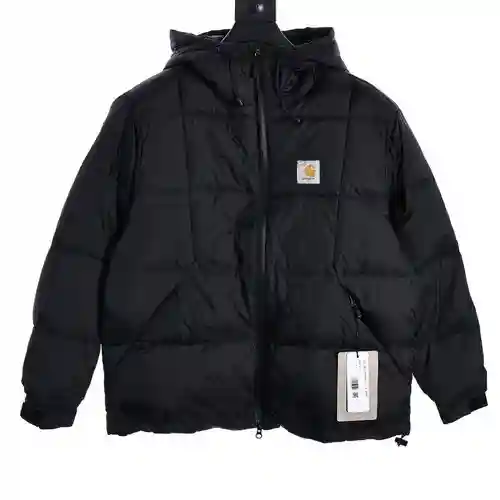 Car*hartt wip chaqueta clásica fina de algodón con pequeño logo en el pecho
