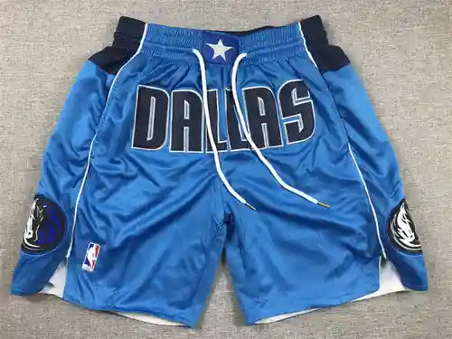 Pantalones de bolsillo Mavericks Regular Pantalones de baloncesto azules