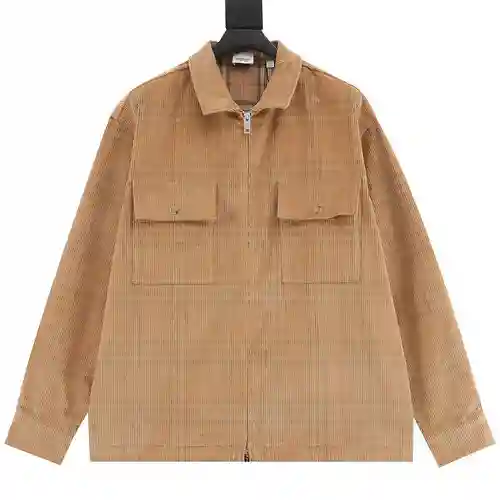 BBR 23Fw chaqueta de pana a cuadros