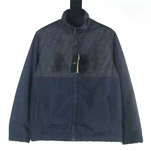Fen*di/Fendi FD 23Fw chaqueta presbicia de algodón patchwork doble F