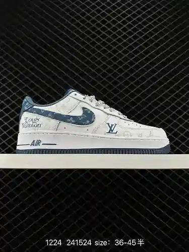 2 Nike Air Force Low Air Force 1 zapatillas deportivas informales, versátiles y de caña baja. La com