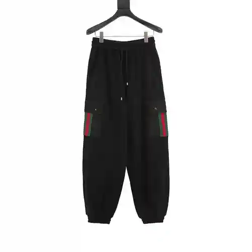 Pantalones cargo con bolsillo de tribanda lateral de G Home