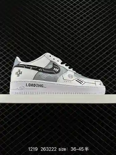Nike Air Force Low Air Force 1 zapatillas deportivas informales, versátiles y de caña baja. La combi