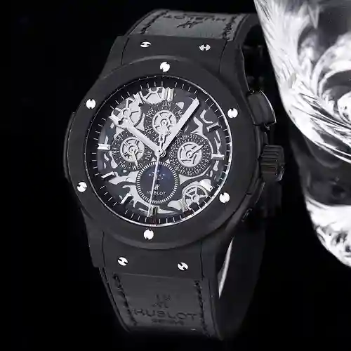 Reloj Hublot reloj para hombre con movimiento mecánico original totalmente automático caja superior 