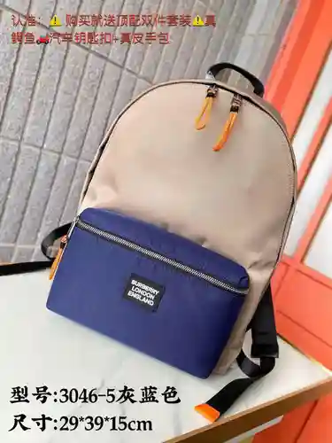 Mochila para hombre BA@宝利, fabricada en piel de vacuno original importada, alta calidad, factura de 