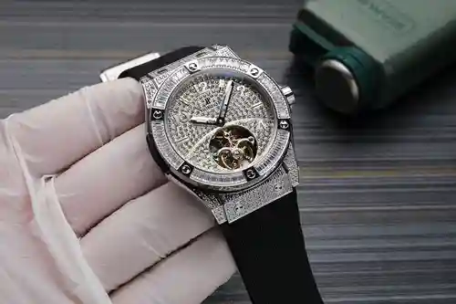 Reloj Heng@bao para hombre con movimiento mecánico original totalmente automático, caja superior de 