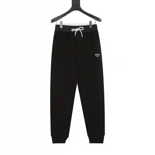 Pra*da/Prada pantalones con bolsillo de nailon con logo bordado y triángulo