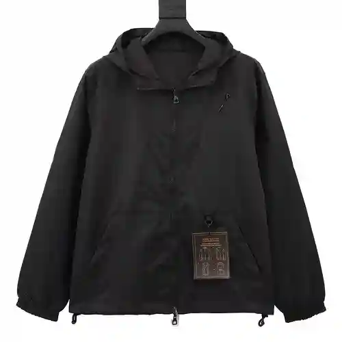 Chaqueta reversible de jacquard con estampado oscuro de 1V