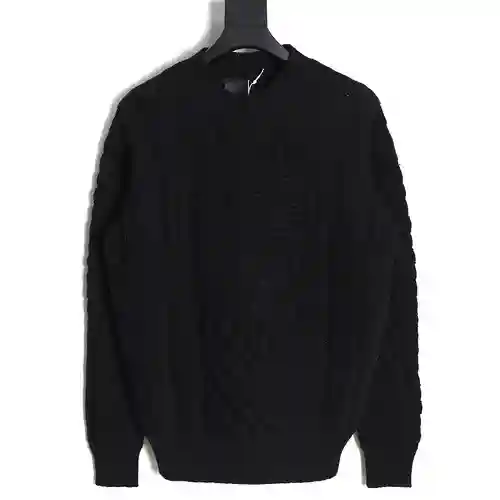 Jersey con cuello redondo y agujas gruesas GVC/Givenchy 23FW