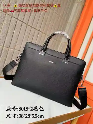 Maletín Wan@Baolong para hombre, fabricado en piel de vacuno original importada, alta calidad, entre