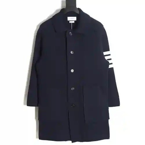 Chaqueta larga de lana TB 23FW