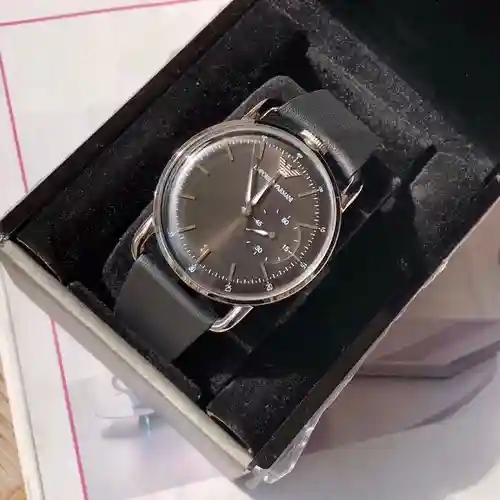 Ah @ Mani Watch Reloj para hombre con movimiento mecánico original totalmente automático, caja y cor