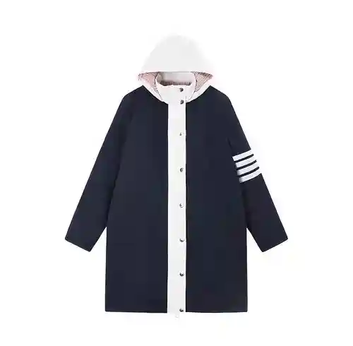 TB/Tom Brown chaqueta larga de plumas con cuatro rayas