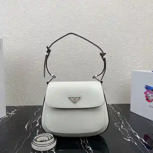 Bolso PRA@DA para axilas Hecho de cuero original importado de primera calidad Versión réplica de alt
