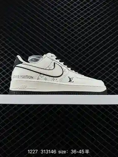 23 Zapatillas informales de caña baja Air Force 1 personalizadas con marca compartida Nike Nk Air Fo