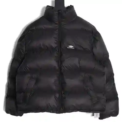 BLCG/Balenciaga 23FW chaqueta reflectante de algodón para deportes de esquí con etiqueta pequeña 3M