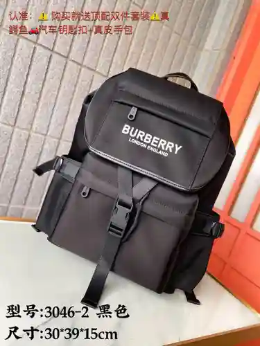 Mochila para hombre BA@宝利, fabricada en piel de vacuno original importada, alta calidad, factura de 
