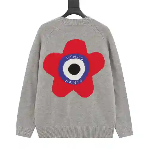 KE*NZO Kenzo KZ 23FW cárdigan tipo suéter de punto floral en la espalda