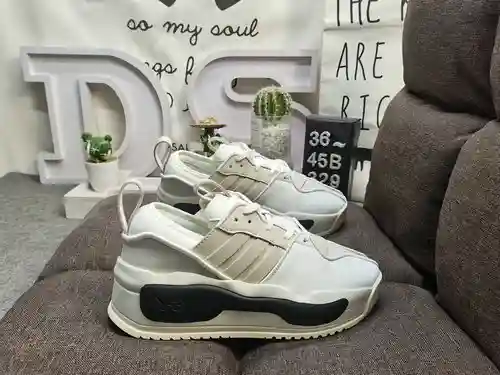 Zapatillas de deporte de moda con cordones Y-3 Rivalry de tamaño medio genuino de calidad empresaria