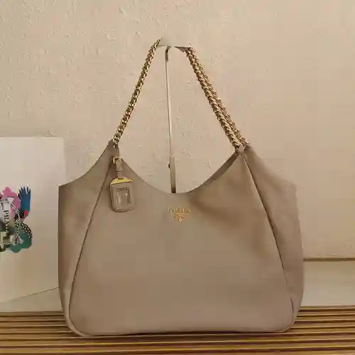 PRA@DA Bolso hobo de segunda mano Fabricado en cuero original importado de primera calidad Versión r