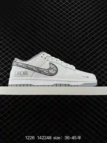 24 Zapatillas informales de nivel corporativo Nk SB Dunk Low Dior de marca compartida aniversario de