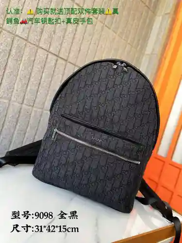 Mochila para hombre D's, fabricada en piel vacuna original importada, alta calidad, entrega en bolsa
