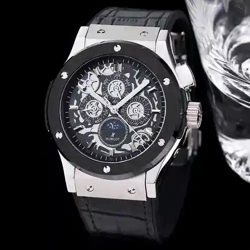 Reloj Hublot reloj para hombre con movimiento mecánico original totalmente automático caja superior 