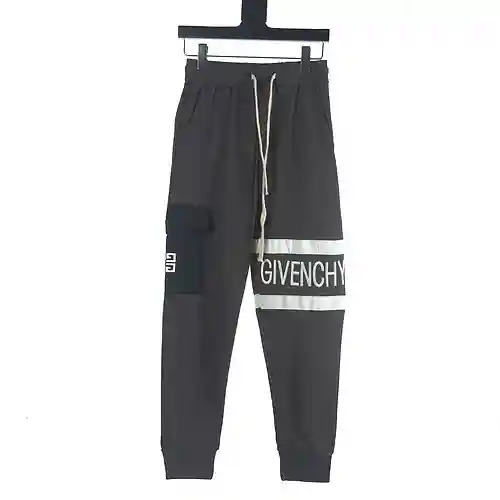 Pantalones bordados con cuatro bolsillos cuadrados GFC 23Fw de Givenchy