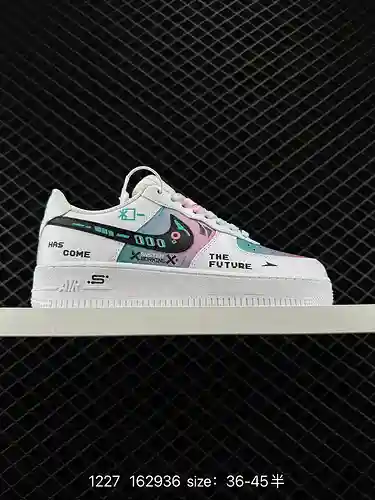 8 Nike Air Force Low Air Force One zapatillas deportivas informales, versátiles y de caña baja. La c