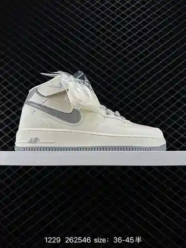 23 Zapatillas deportivas informales, versátiles y de media caña con velcro Nike Air Force Low Air Fo