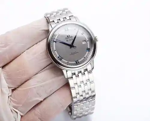 Ou@mega reloj para hombre con movimiento mecánico original totalmente automático caja superior de ac