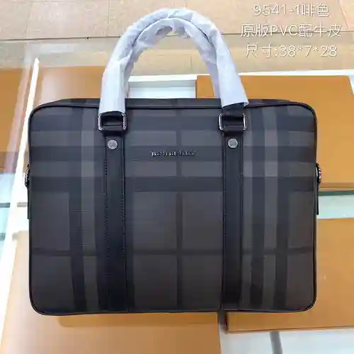 Maletín para hombre BA@宝利, fabricado en piel de vacuno original importada, alta calidad, entrega en 