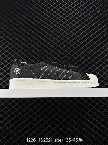 NEIGHBORHOOD × CLOT x adidas originals Zapatillas de corte bajo Superstar antideslizantes y resisten