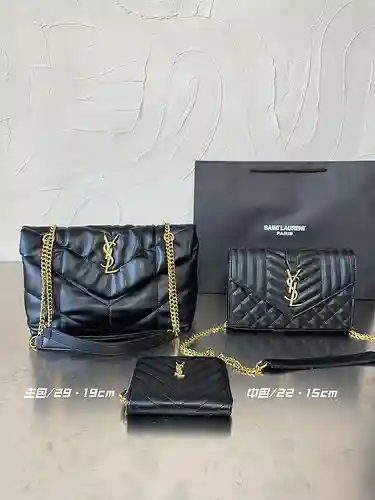 Juego de tres piezas fabricado en material de lona importado, alta calidad, entrega en bolsa de rega